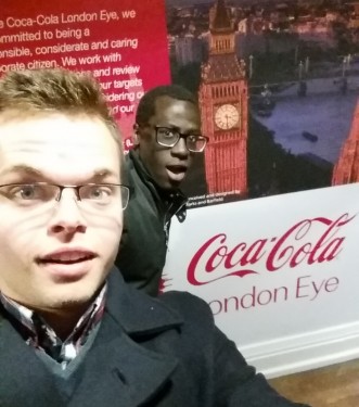 Allen Osgood and Joel Bervell in London