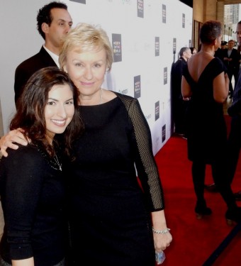 Kavita Shukla and Tina Brown at Women in the World Summit 2015