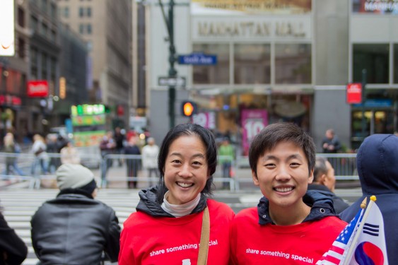 Sue Suh and Peter Kim at the Korean Parade and Festival in NYC