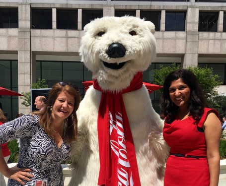 Nina Vasan and polar bear_Crop