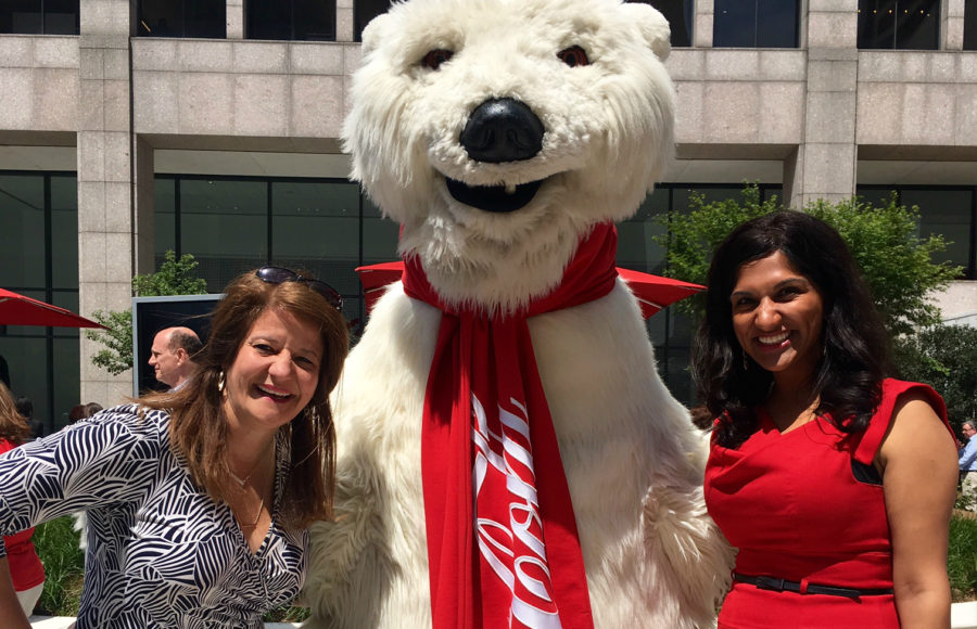 Nina Vasan and polar bear_Crop