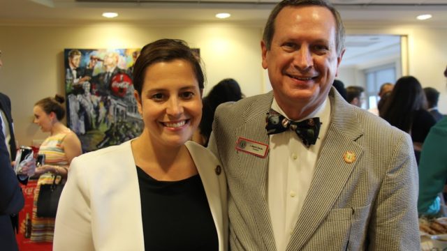 Coke Scholar Elise Stefanik and Mark Davis