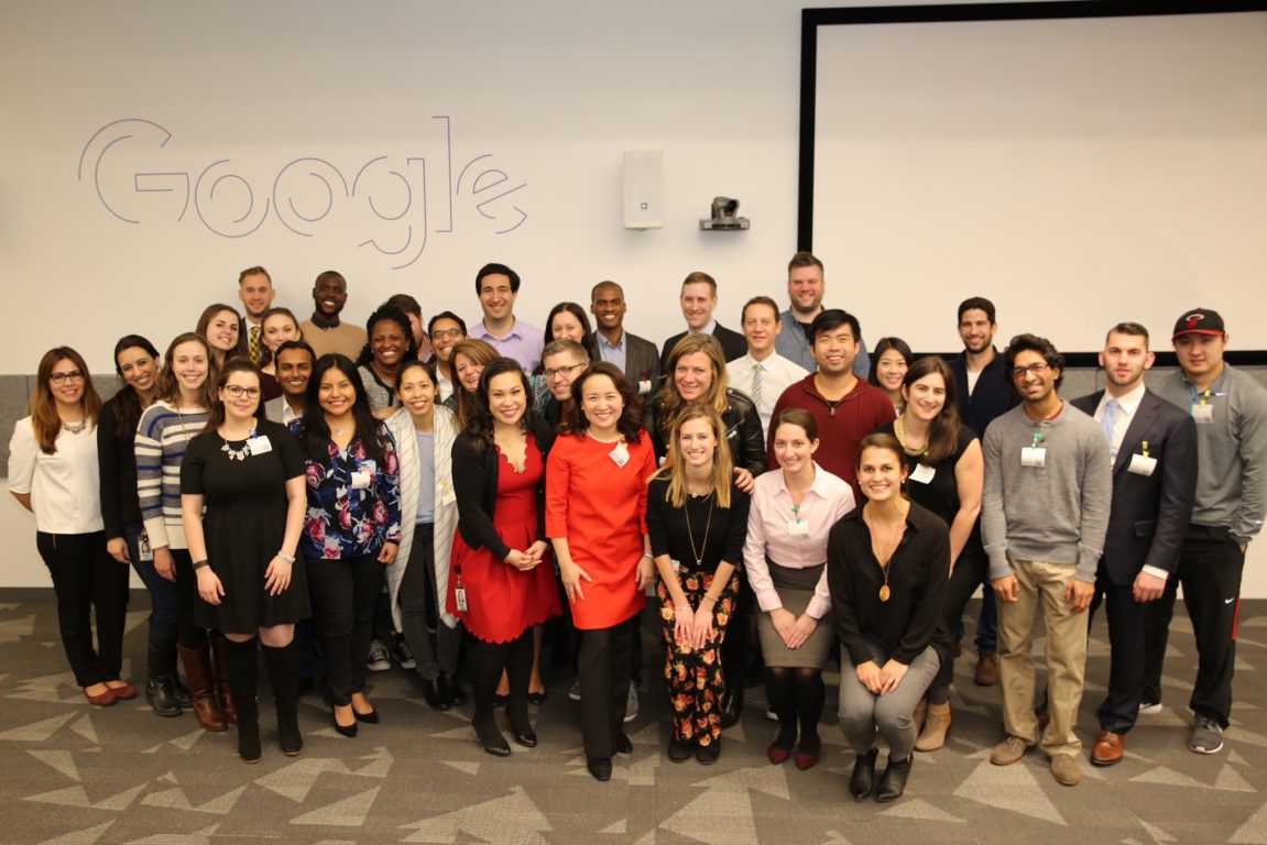 Ashley Chang (2006), Brad Galiette (2004), Salone Kapur (2006), Phil Reich (2005), and Daren Miller (2008) hosted alumni at a #CokeScholarsPro event at Google in NYC on February 16. Ashley taught 40 alumni how to maximize their productivity at work and beyond using Google tools. #CokeScholarsPro events are an initiative of our Alumni Advisory Board, designed to bring professional development events to the Coke Scholars community.