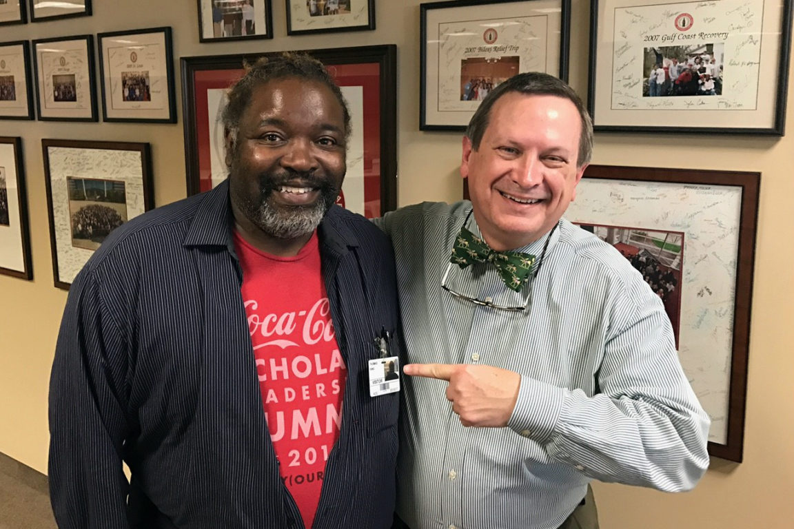 Tekay King stopped in to say hello, and he dressed in style, sporting his 2013 Coca-Cola Scholars Leadership Summit shirt! Leadership Summits are an opportunity for all Scholars and alumni to come together and learn from each other. We look forward to hosting the third Summit in 2018.