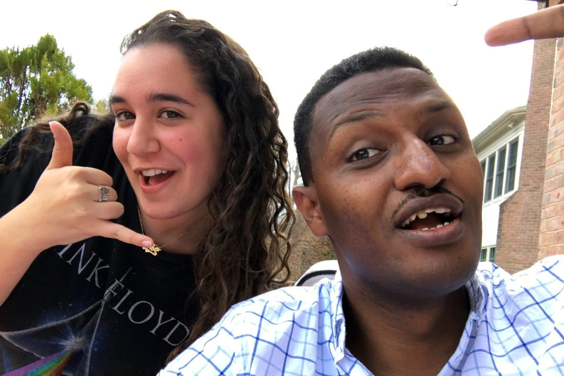 Daniela Michanie (2015) and Samuel Alemayehu (2004) met in Washington, DC, last week. Samuel opened up his home to host a fundraiser for Samuel M. Gebru, who is running for Cambridge City Council, and Daniela attended as part of Gebru's campaign staff. They spent the weekend in Samuel's home, and while finalizing some details for the fundraiser, Samuel noticed the Coke Scholars sticker on Daniela’s laptop, and that's when they realized that they were both Scholars! Daniela wrote us to say “It was such a great surprise...every time I encounter a fellow Scholar I am reminded of my Coke family and feel at home.”
