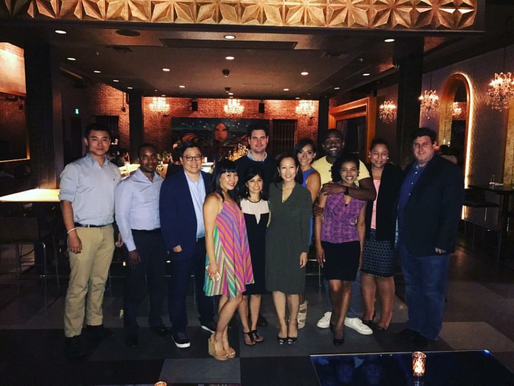 The second #CokeScholarsDine event was at Mama Lion in Los Angeles on June 15. Gloria Lee (1997), Albert Lawrence (2000), Brady Beaubien (2000), and Kevin Chung (1990) hosted, and Gabe Ren (2016), Preston Hopson (1994), Cristen Lim, Nicole Cordova (2001), Gloria Lee (1995), Johanna Sanchez (1999), LaToya Franklyn (2003), Daria Ibn-Tamas (1992), and David Buckholtz (1993) attended.