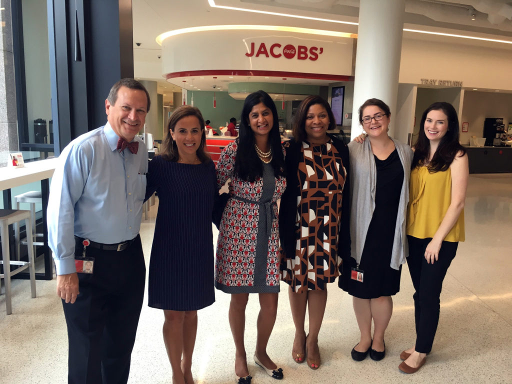 Tina Shah Paikeday (1990) visited the CCSF staff while she was in Atlanta for the Academy of Management Conference.