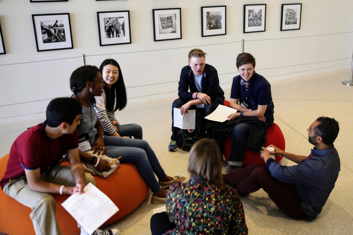 Bridget (at right in bow tie) received a $20,000 college scholarship through the Coca-Cola Scholars Program in recognition of her passion for raising awareness, educating others, and making a positive impact.