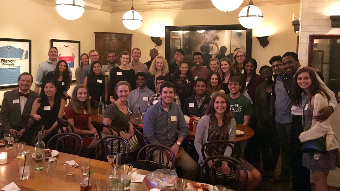 30 Scholars got together for a networking reception at Quartino in Chicago on September 27.