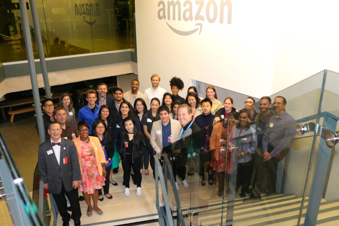 35 Scholars came together at Amazon in Seattle to view their “Smart Home Lab of the Future” and hear from Jason Feldman (1990 Scholar and Global Head of Innovation).