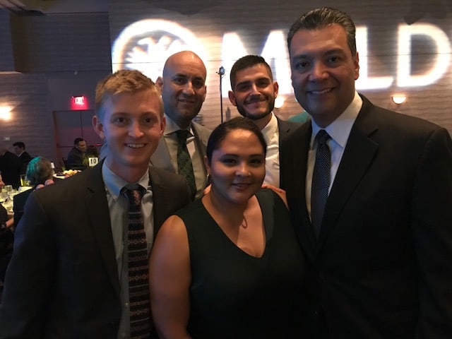 Omar Viramontes (2010), Cooper Yerby (2015) and Lena Benson (2002) attended the MALDEF awards in Los Angeles as guests of Peter Villegas (VP, Latin Affairs) and The Coca-Cola Company. Here they are featured with California Secretary of State Alex Padilla.