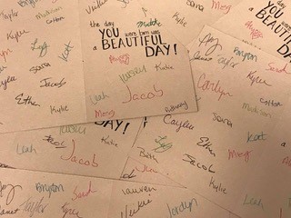 Birthday cards for Beautiful Day Foundation's celebrations.