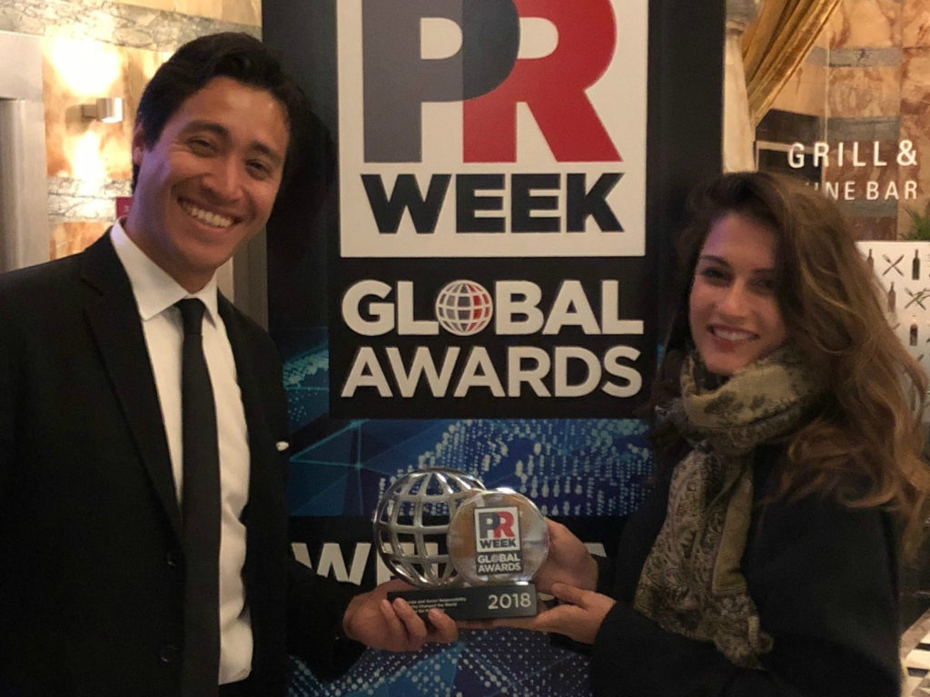 Ben Kaplan's (1995) company, PR Hacker, was named as the #1 agency in the world for Corporate Social Responsibility Marketing at the PR Week Global Awards in London. PR Hacker is a data driven viral marketing company that Ben founded and now runs out of San Francisco.