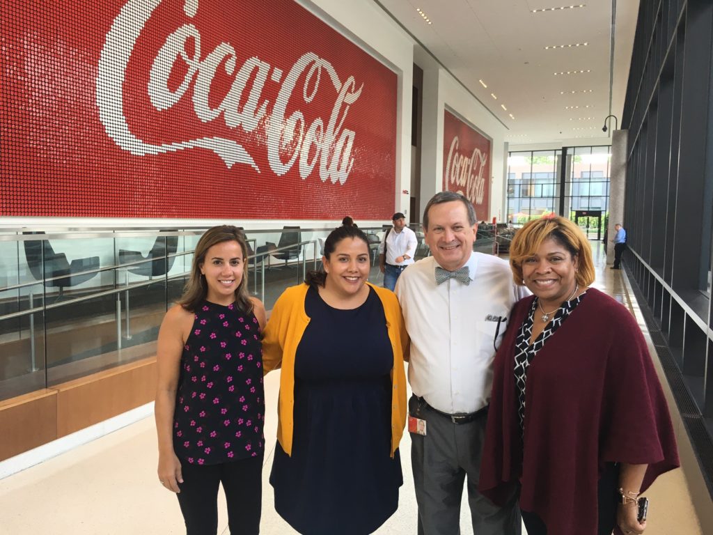 Ingrid Loveras (2008) came by our office to visit. She graduated from Sarah Lawrence College and now works for Teach for America Houston. Fellow Scholar Pegah Taylor (2003) has a KIPP school in Houston and the two now work together. 