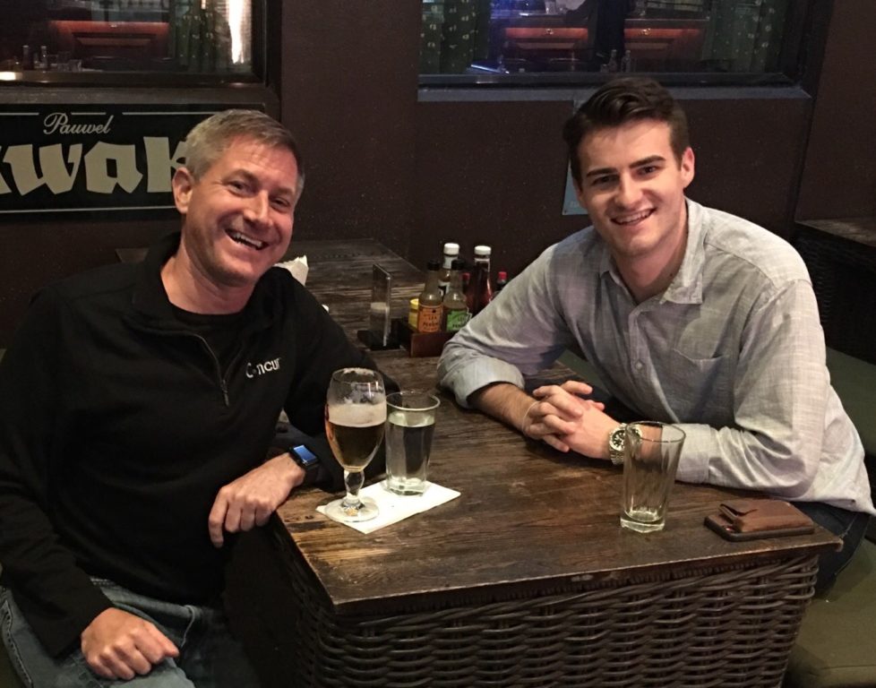 Jeremy Findley (1989) connected with Dillon Hunter (2017) on Dillon's recent trip to Singapore, where Jeremy lives. 