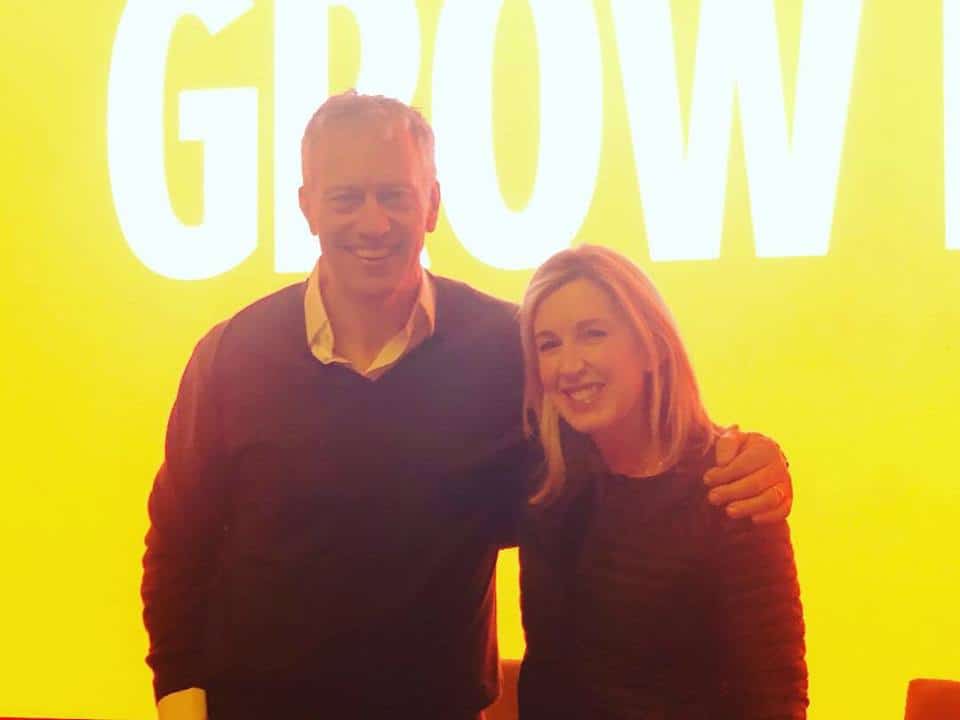 Mud Mile Communications, owned by Jolene Loetscher (1997) and her husband Nate Burdine, documented The Coca-Cola Company’s Executive Leadership retreat in Vail, CO. Jolene tweeted this photo with the CEO and Chairman-Elect of The Coca-Cola Company, James Quincey.