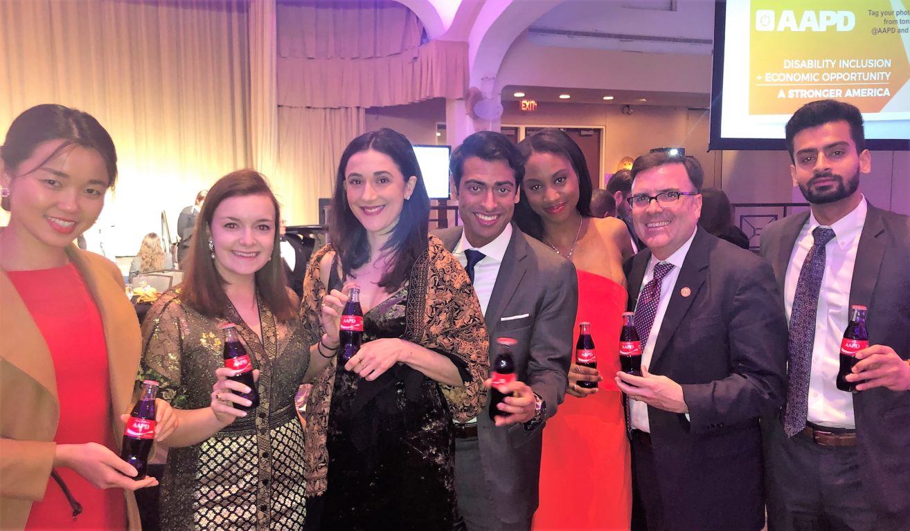 Coke Scholars in D.C. attended the AAPD Leadership Awards Gala as guests of The Coca-Cola Company. 