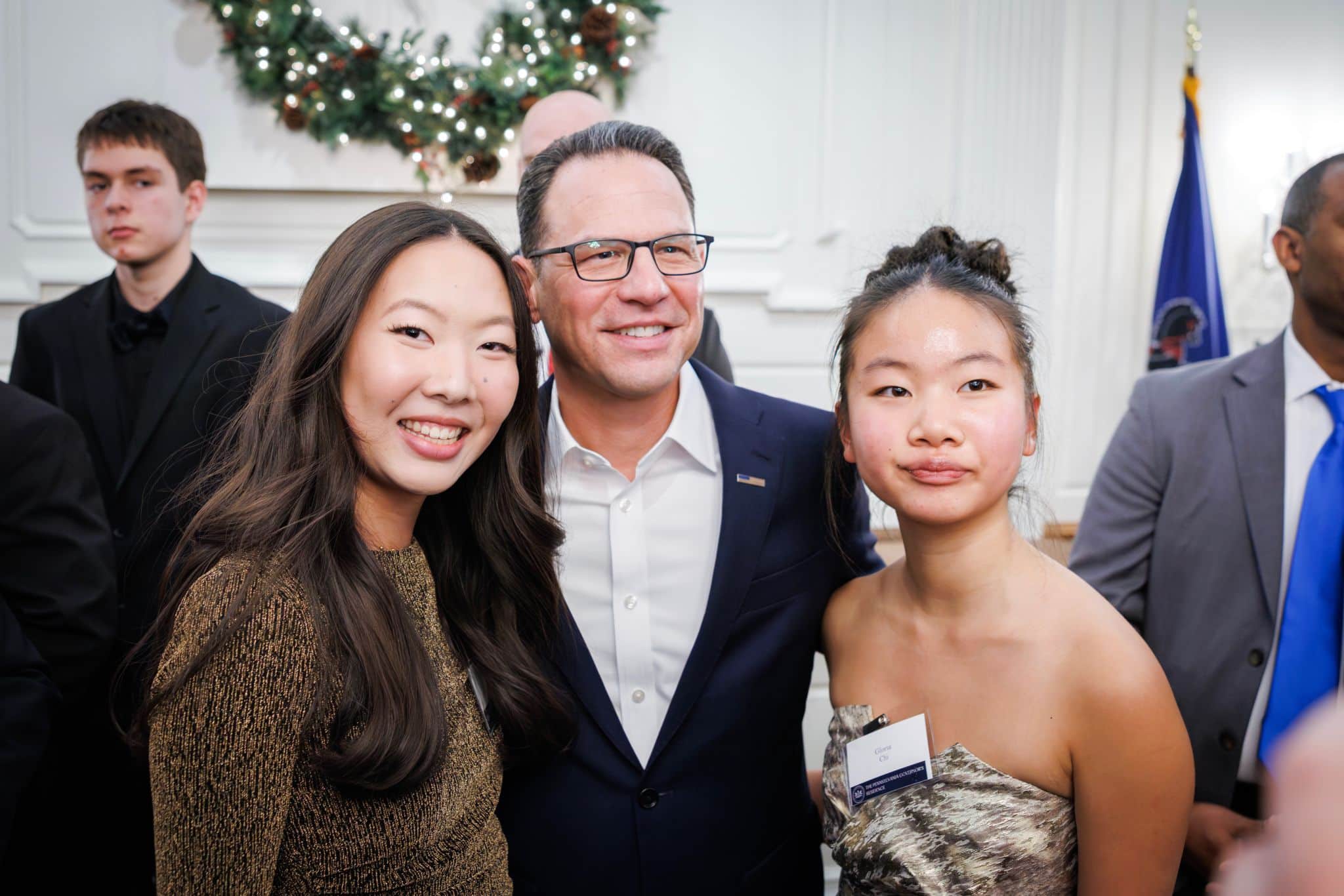 Alumni accolades_Claire Chi appointment and photo with Governor Shapiro